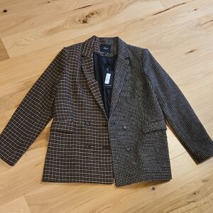 NWT Rails Cody Mixed Mini Check Blazer